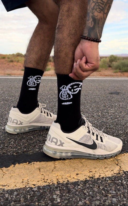 Ghost Money Socks